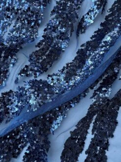 Navy Sequin Glitter Lace - Divine 17 Navy Sequin Glitter Lace - Divine -Elegance in Lace NavySequinLace Divine closeup