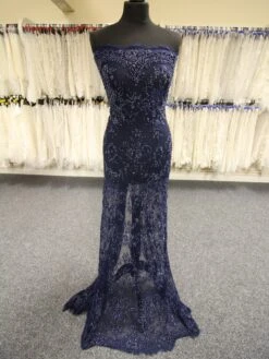 Blue Beaded Lace - Jonquil