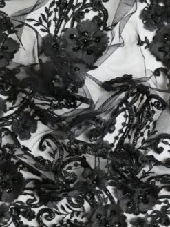 Black Beaded Lace - Nell -Elegance in Lace Nell