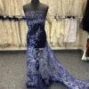 Blue Tonal Lace - Octavia Ocean -Elegance in Lace Oct