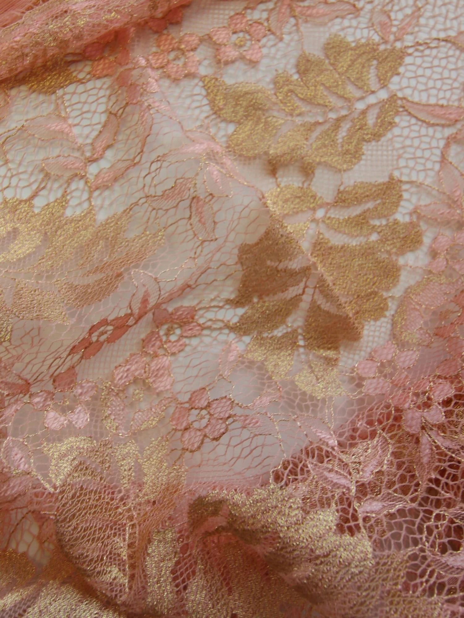 Peach Raschel Lace - Wren 10 Peach Raschel Lace - Wren - Image 8