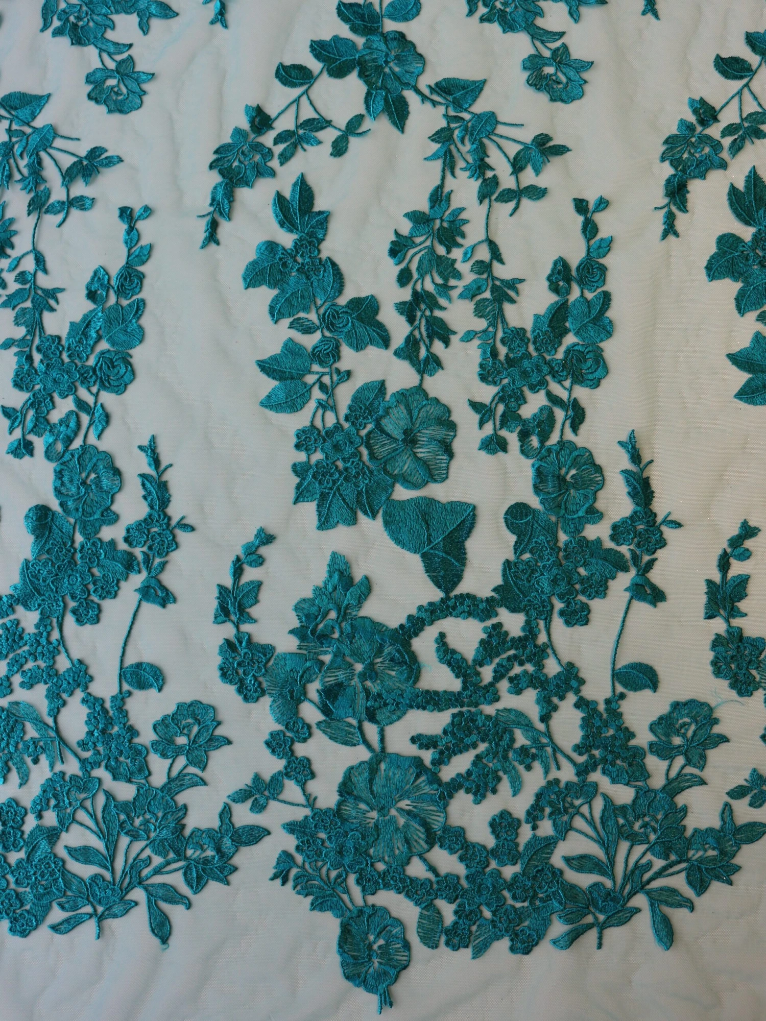 Peacock Embroidery Lace - Garbo 4 Peacock Embroidery Lace - Garbo - Image 2