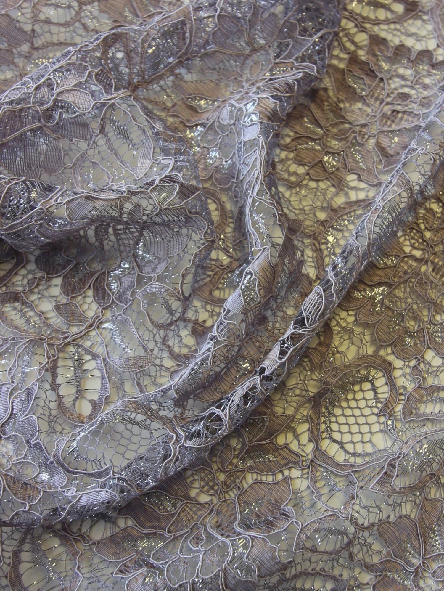 Pewter Grey Raschel Lace - Ezra 9 Pewter Grey Raschel Lace - Ezra - Image 7