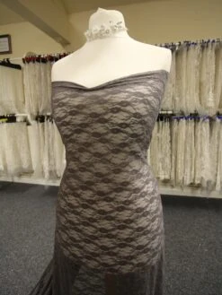 Pewter Grey Stretch Lace - Yvonne -Elegance in Lace PewterGreyLace Yvonne b6021f1e cd24 4290 961a 999b9c57558a