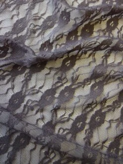Pewter Grey Stretch Lace - Yvonne -Elegance in Lace PewterLace Yvonne