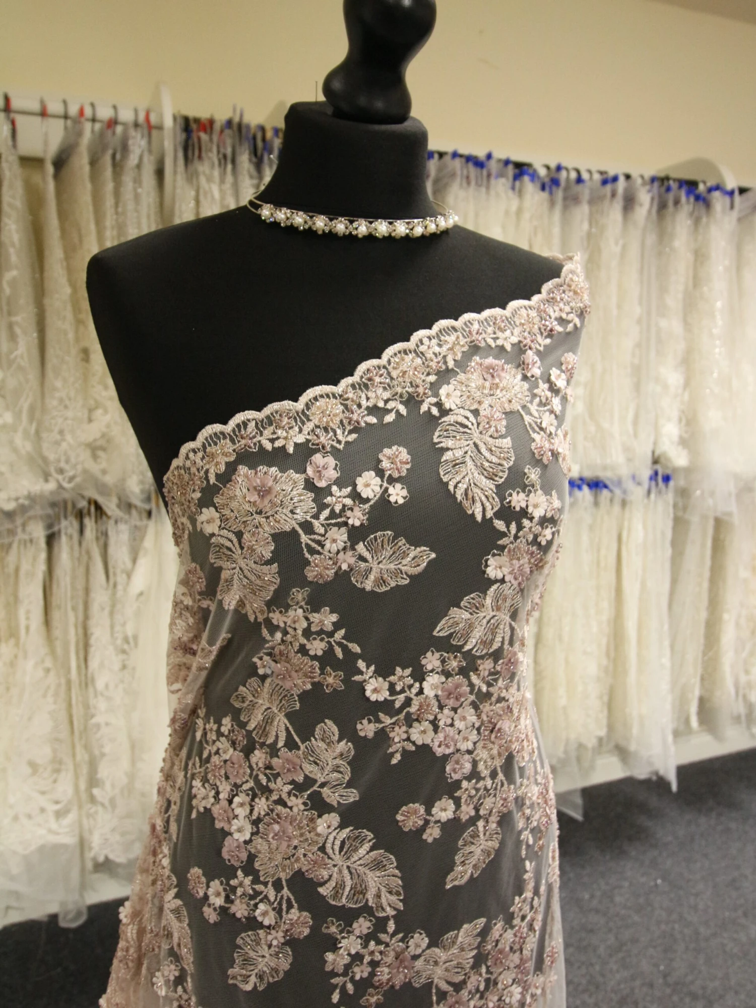 Pink 3D Lace – Johnnie 4 Pink 3D Lace – Johnnie - Image 2