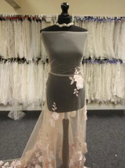 Pink 3D Lace - Rebecca -Elegance in Lace Pink3Dlace Rebecca