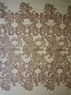 Pink Embroidered Lace - Binta 12 Pink Embroidered Lace - Binta -Elegance in Lace PinkEmbroideredLace Binta FullWidth