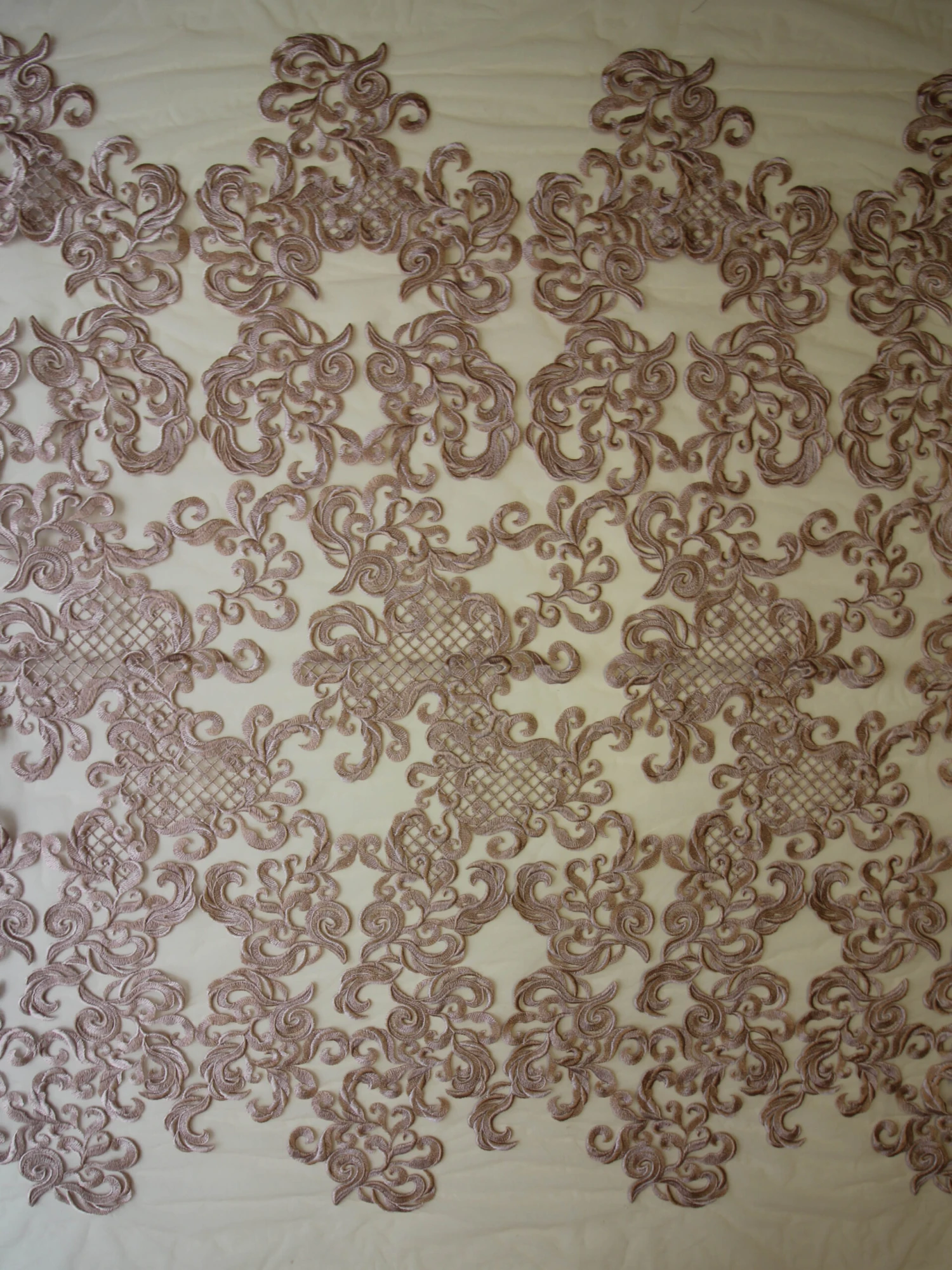 Pink Embroidered Lace - Binta 6 Pink Embroidered Lace - Binta - Image 4