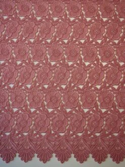 Pink Guipure Lace - Tommi -Elegance in Lace PinkGuipureLace Tommi