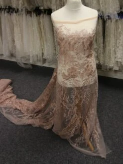 Dusky Pink Embroidered Lace - Bexley -Elegance in Lace PinkLace Bexley 624411af 57e0 445e a032 db61a13c4907