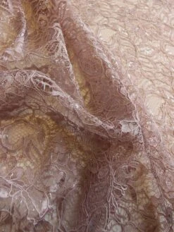 Pink Raschel Lace - Ezra -Elegance in Lace PinkLace Ezra