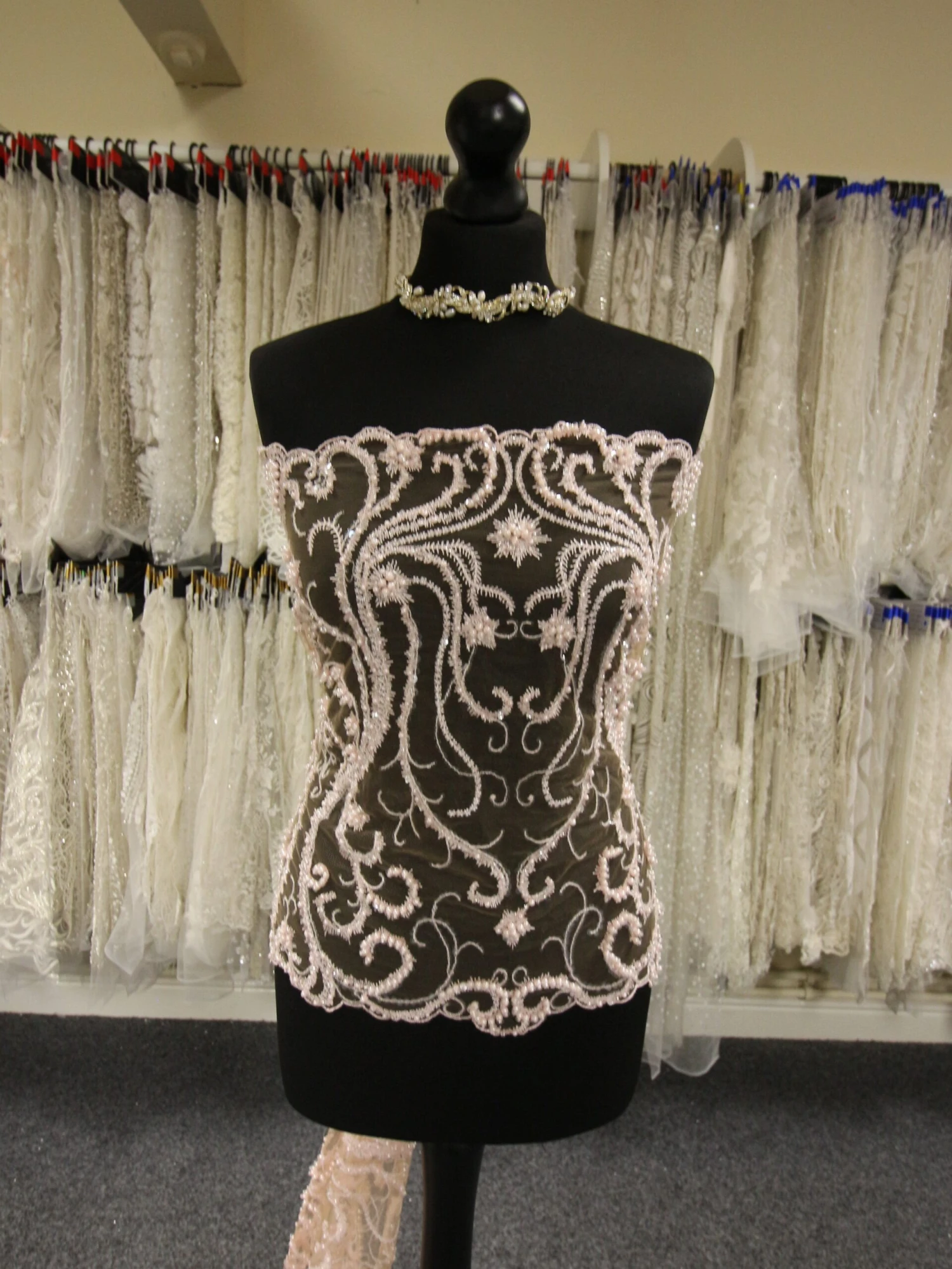 Blush Flower Lace - Makayla 3 Blush Flower Lace - Makayla