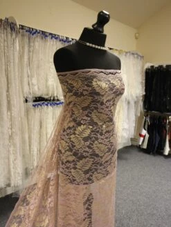 Pink Raschel Lace - Wren -Elegance in Lace PinkLace Wren 1