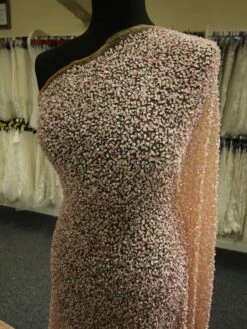 Pink Sequinned Lace - Zainab -Elegance in Lace PinkLace Zainab2