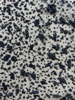 Navy Glitter Puff Lace - Razzle Dazzle -Elegance in Lace RazzleDazzleNavy