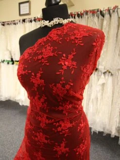 Red Corded Lace - Geraldine -Elegance in Lace RedCordedLace Geraldine a3413faf 7b46 486d 9bea 0e792e043808