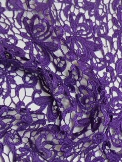 Purple Guipure Lace - Reese -Elegance in Lace ReecePurple