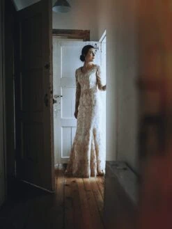 Champagne Embroidered Lace - Dinah -Elegance in Lace RegalweddingdressusingchmpagnelaceDinah1 395e489e f362 4f0a a728 280294909d36