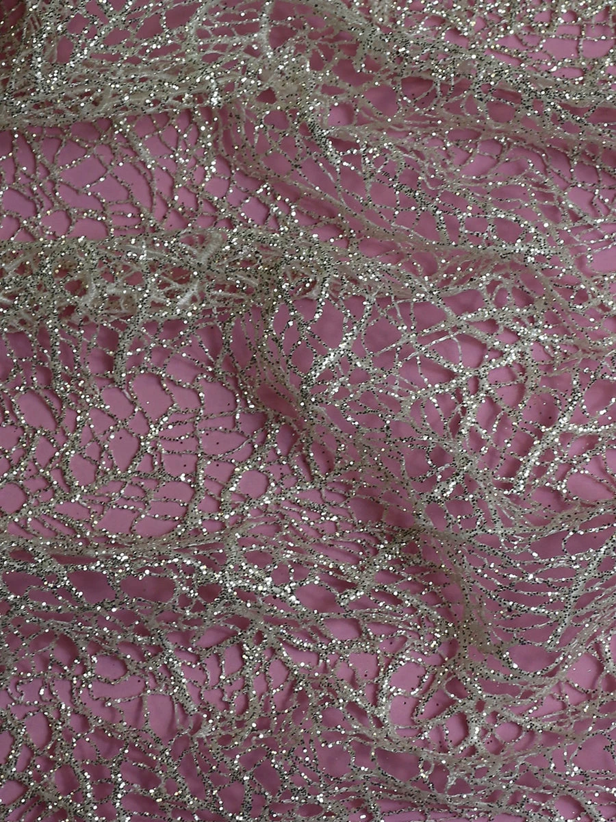 Silver Glitter Lace – River 7 Silver Glitter Lace – River - Image 5