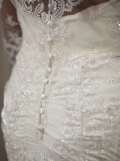 Ivory Embroidered Lace - Ruby -Elegance in Lace RubyLaceDress