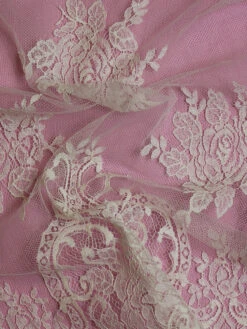 Ivory Chantilly Lace - Saffron 14 Ivory Chantilly Lace - Saffron -Elegance in Lace Saffron