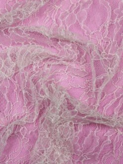 Ivory Chantilly Lace - Samantha 16 Ivory Chantilly Lace - Samantha -Elegance in Lace Samantha closeup