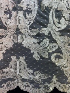 Champagne Embroidered Lace - Sandy -Elegance in Lace Sandy 1