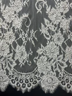 White Corded Lace - Sarah -Elegance in Lace Sarahwhite