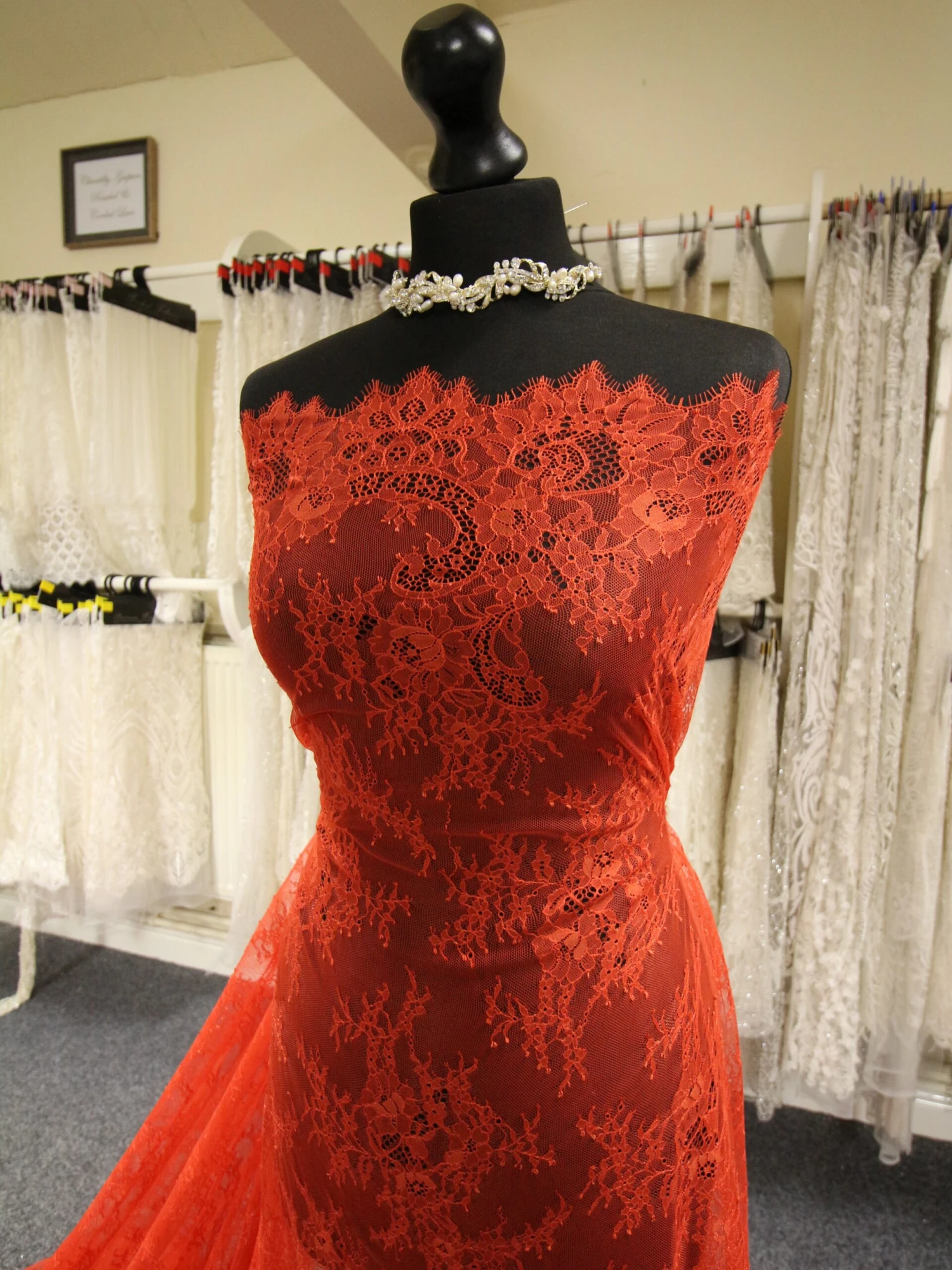 Scarlet Raschel Lace - Vernita 4 Scarlet Raschel Lace - Vernita - Image 2