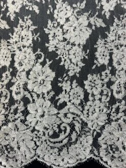 Ivory Chantilly Lace - Serenity -Elegance in Lace Serenity