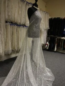 Silver Glitter Tulle - Lagertha -Elegance in Lace SilverGlitterLace Lagertha 256ff98f 0526 427f 898b 9fcbdd4f65bb