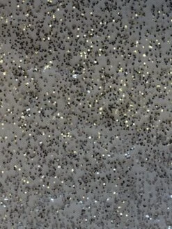 Silver Glitter Tulle - Lagertha -Elegance in Lace SilverGlitterTulle Lagertha