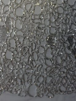 Silver Corded Lace - Raven 16 Silver Corded Lace - Raven -Elegance in Lace SilverLace Raven 1