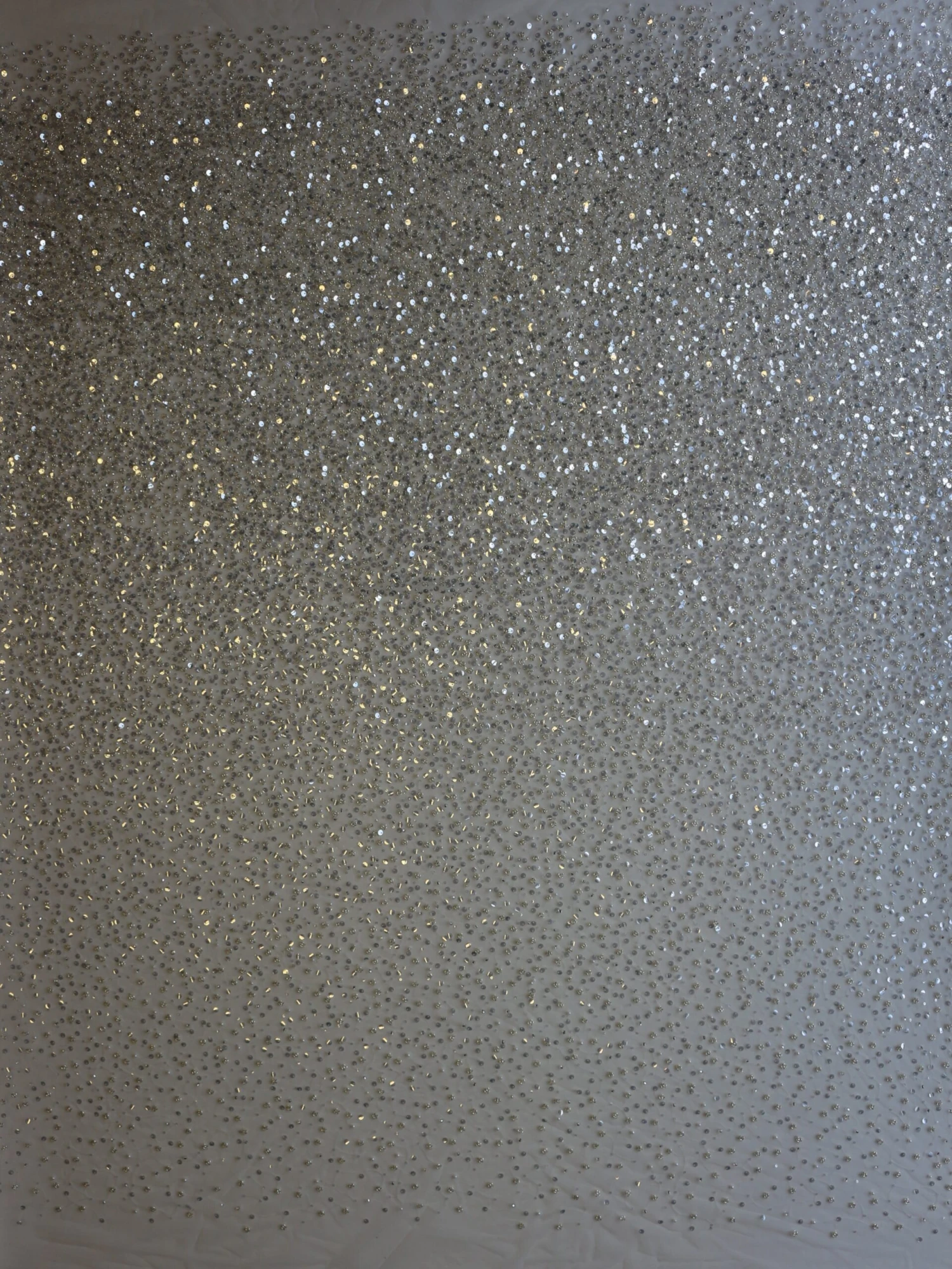 Silver Sequined & Beaded Tulle - Kenza 5 Silver Sequined & Beaded Tulle - Kenza - Image 3