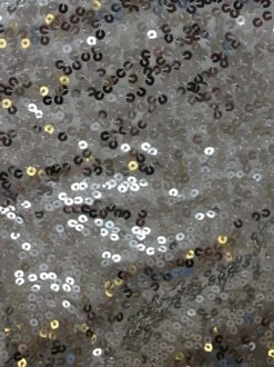 Silver Sequined Lace - Dempsey -Elegance in Lace SilverSequinedLace Dempsey