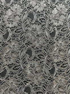 Pewter Grey Corded Lace - Sinead -Elegance in Lace SineadPewter