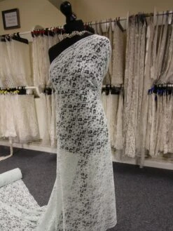 Spearmint Corded Lace - Shannon -Elegance in Lace SpearmintLace Shannon 1