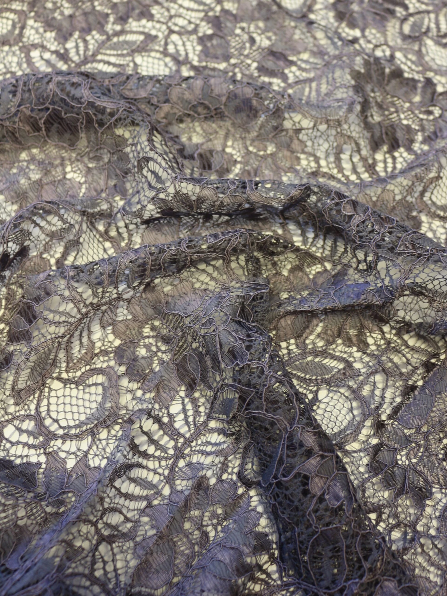 Steel Grey Corded Lace - Sinead 8 Steel Grey Corded Lace - Sinead - Image 6