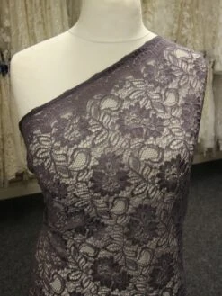 Steel Grey Corded Lace - Sinead 10 Steel Grey Corded Lace - Sinead -Elegance in Lace SteelLace Sinead 1
