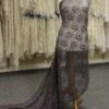 Steel Grey Corded Lace - Sinead -Elegance in Lace SteelLace Sinead