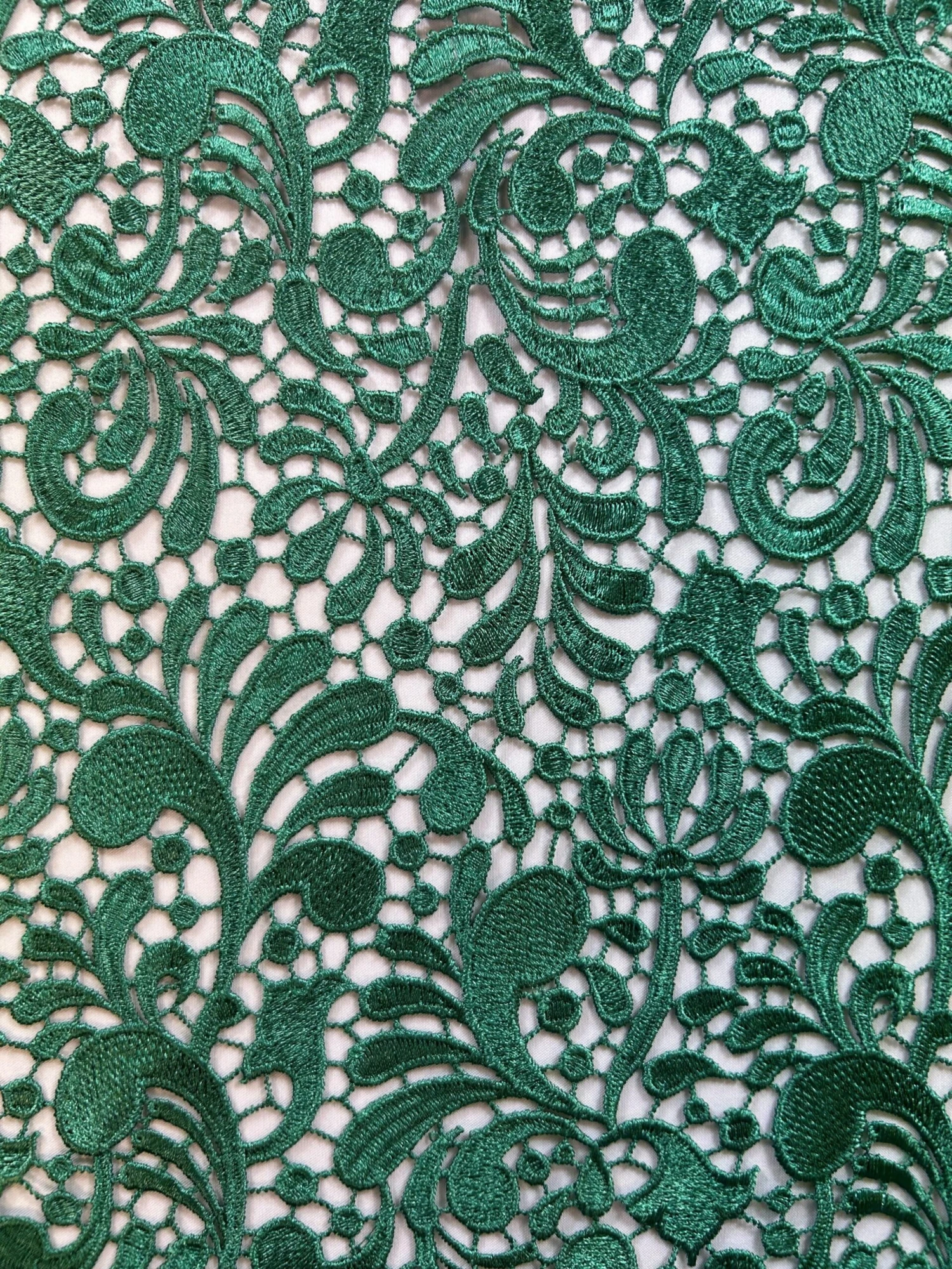 Green Guipure Lace - Theresa 9 Green Guipure Lace - Theresa - Image 7