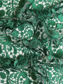 Green Guipure Lace - Theresa 14 Green Guipure Lace - Theresa -Elegance in Lace TheresaGreen