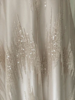 Champagne Sequined Lace - Twilight -Elegance in Lace TwilightChampagne 1