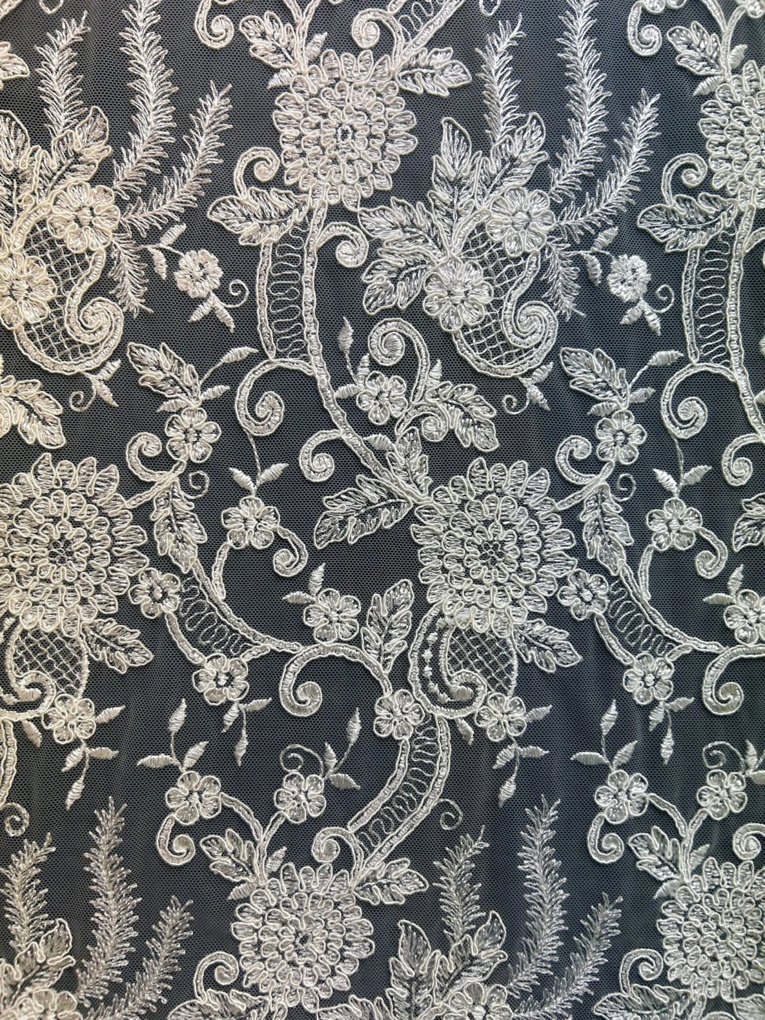 Ivory Corded Lace - Vanessa 13 Ivory Corded Lace - Vanessa - Image 11