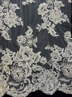 Ivory Beaded Lace - Victoria 37 Ivory Beaded Lace - Victoria -Elegance in Lace Victoria