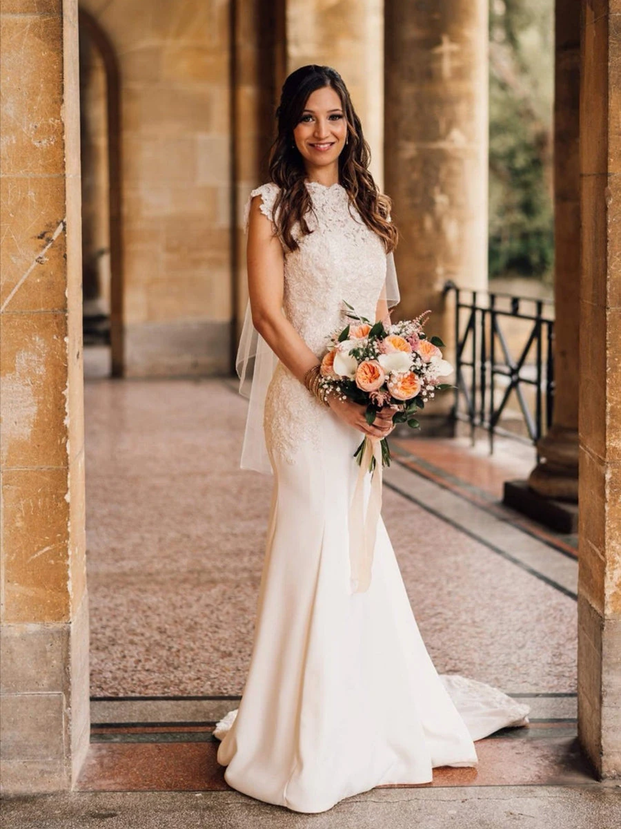 Ivory Beaded Lace - Victoria 14 Ivory Beaded Lace - Victoria - Image 12