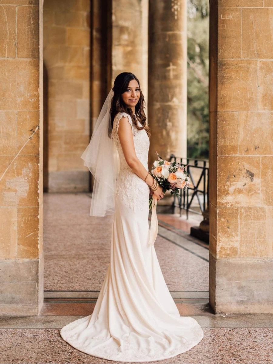 Ivory Beaded Lace - Victoria 12 Ivory Beaded Lace - Victoria - Image 10