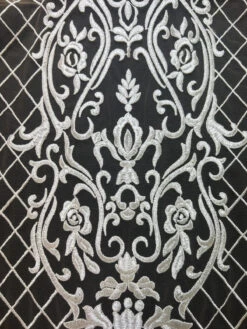 Champagne Embroidered Lace - Victory -Elegance in Lace Victory 1