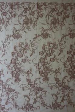 Pink Embroidered Lace - Viveca -Elegance in Lace VivecaPinkLace FullWidth